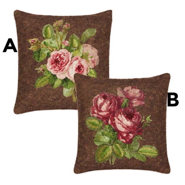 Assorted Roses Pillow, INDIVIDUALLY SOLD