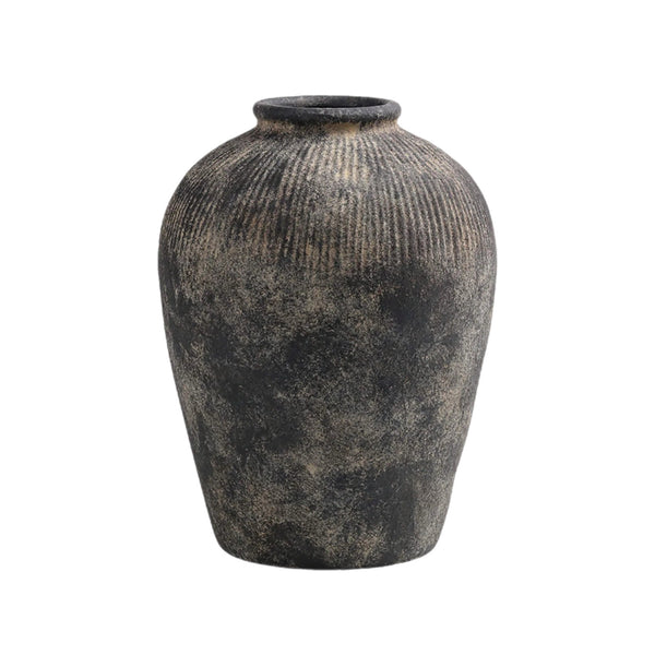 Assorted Black Terracotta Urn, INDIVIDUALLY SOLD