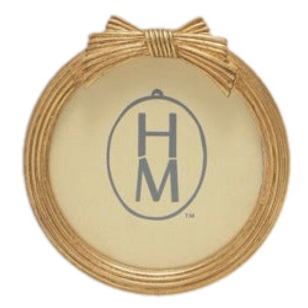 Assorted 4.5" X 4.5" Gold With Bow Photo Frame