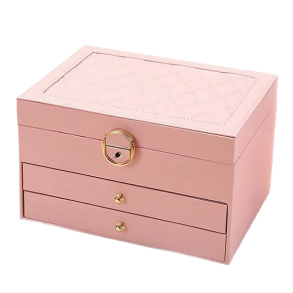 Large Pink Jewelry Box