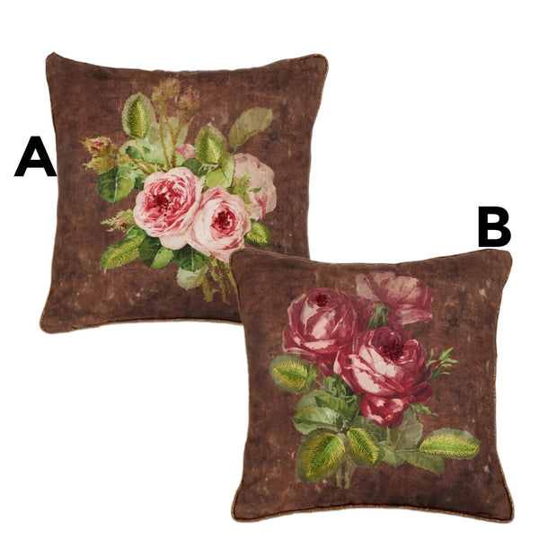 Assorted Roses Pillow, INDIVIDUALLY SOLD