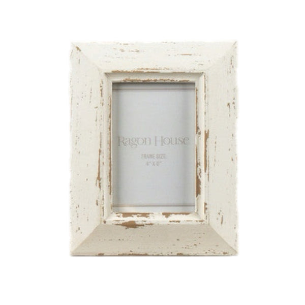 Assorted White Distressed Photo Frame, INDIVIDUALLY SOLD