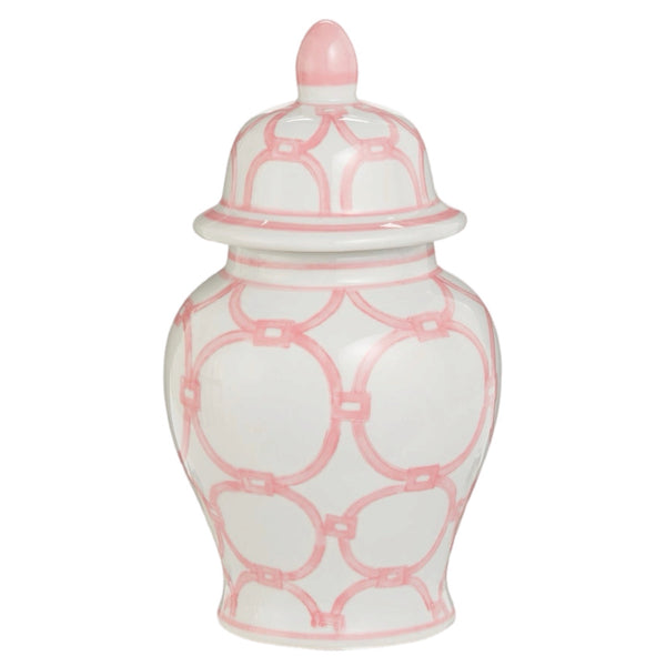 Assorted Pink Design Ginger Jar, INDIVIDUALLY SOLD