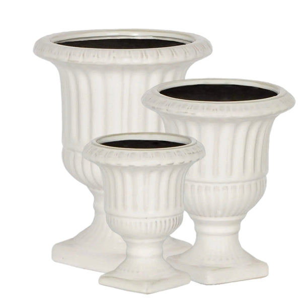 Assorted Square Base Urn, INDIVIDUALLY SOLD