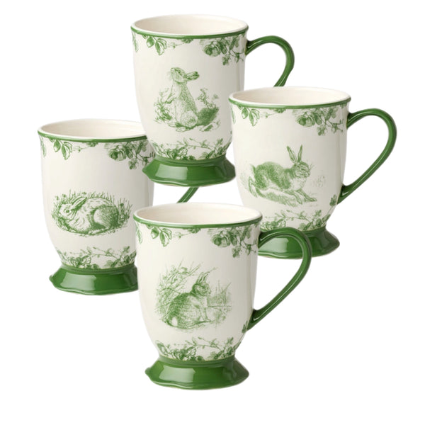 Assorted Green Bunny Mug, INDIVIDUALLY SOLD