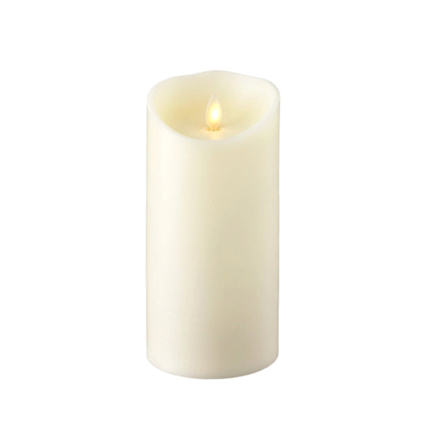 Assorted Pillar Flameless Candle: Ivory, INDIVIDUALLY SOLD