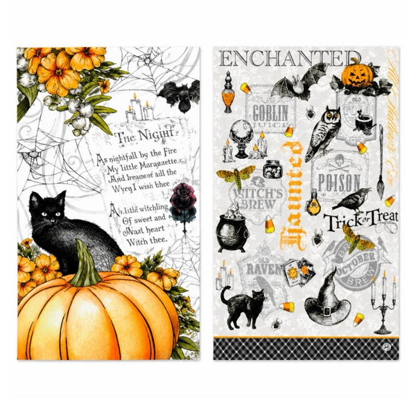 Assorted Trick Or Treat Tea Towel, INDIVIDUALLY SOLD