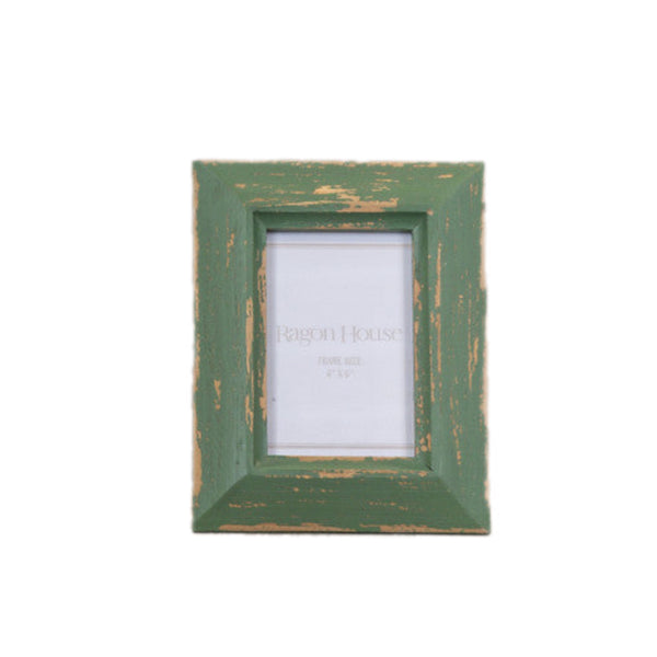 Assorted Green Distressed Photo Frame, INDIVIDUALLY SOLD