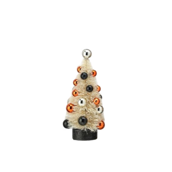 Assorted Halloween bottlebrush Tree Figurine, INDIVIDUALLY SOLD