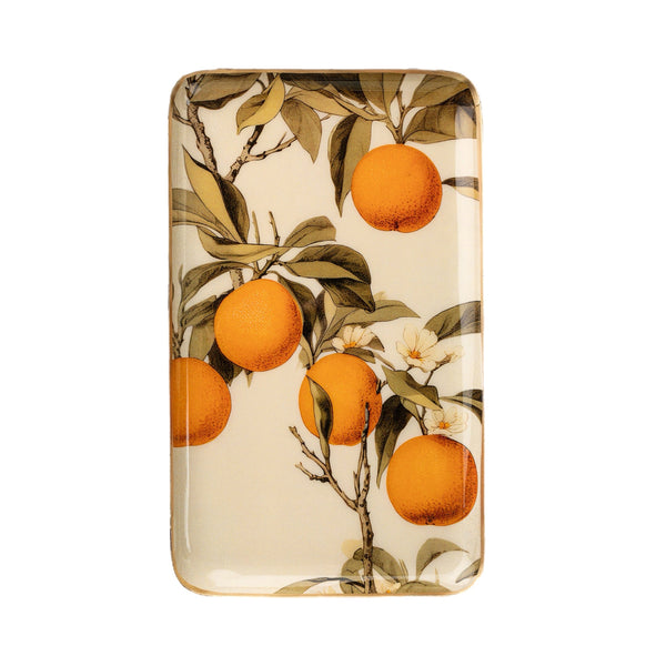 Assorted Orange Branch Decorative Tray, INDIVIDUALY SOLD