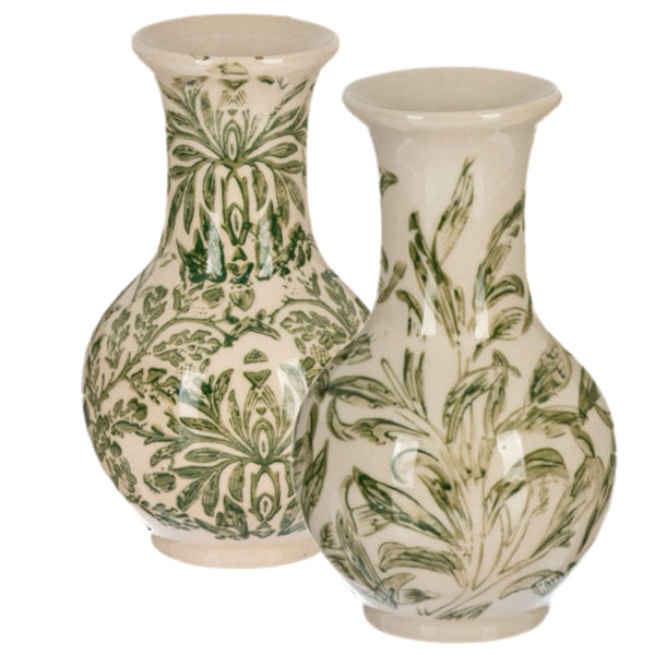 Assorted Green Botanical Bud Vase, INDIVIDUALLY SOLD