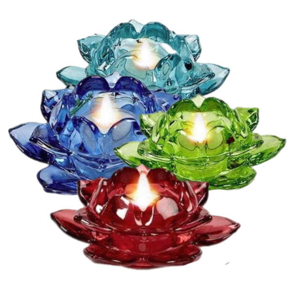 Assorted Lotus Tea Light Candle Holder, INDIVIDUALLY SOLD