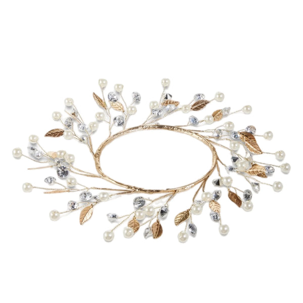 Assorted Pearl & Leaf Candle Ring, INDIVIDUALLY SOLD