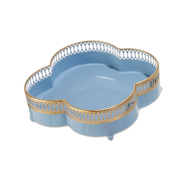 Assorted Blue Scalloped Tray, INDIVIDUALLY SOLD