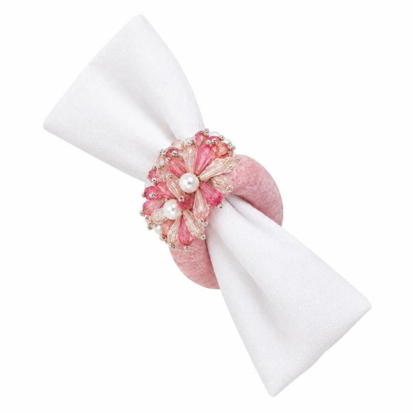 Pink Flower Napkin Ring