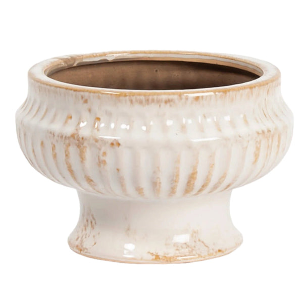 Assorted Antique Cream Urn Planter, INDIVIDUALLY SOLD