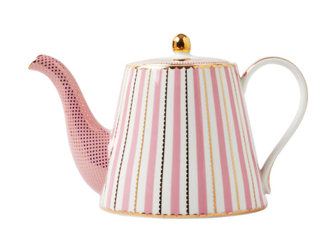 Pink And Gold Teapot -Large