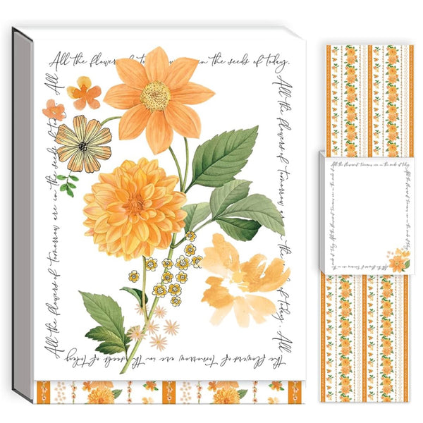 Assorted Flower Pocket Notepad, INDIVIDUALLY SOLD