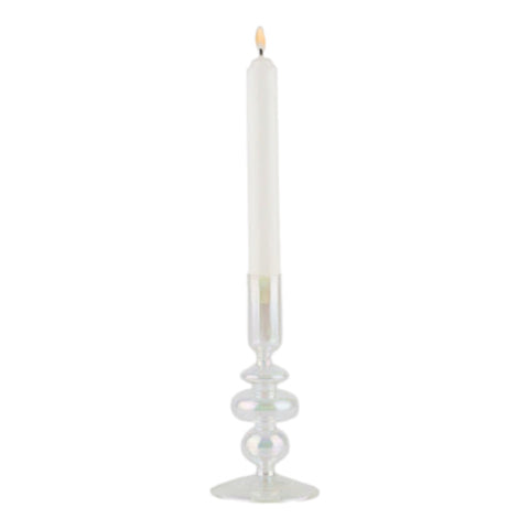 Small Iridescent Taper Candle Holder