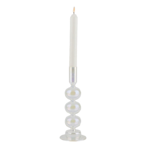 Large Iridescent Taper Candle Holder