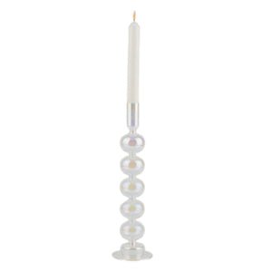 Extra Large Iridescent Taper Candle Holder