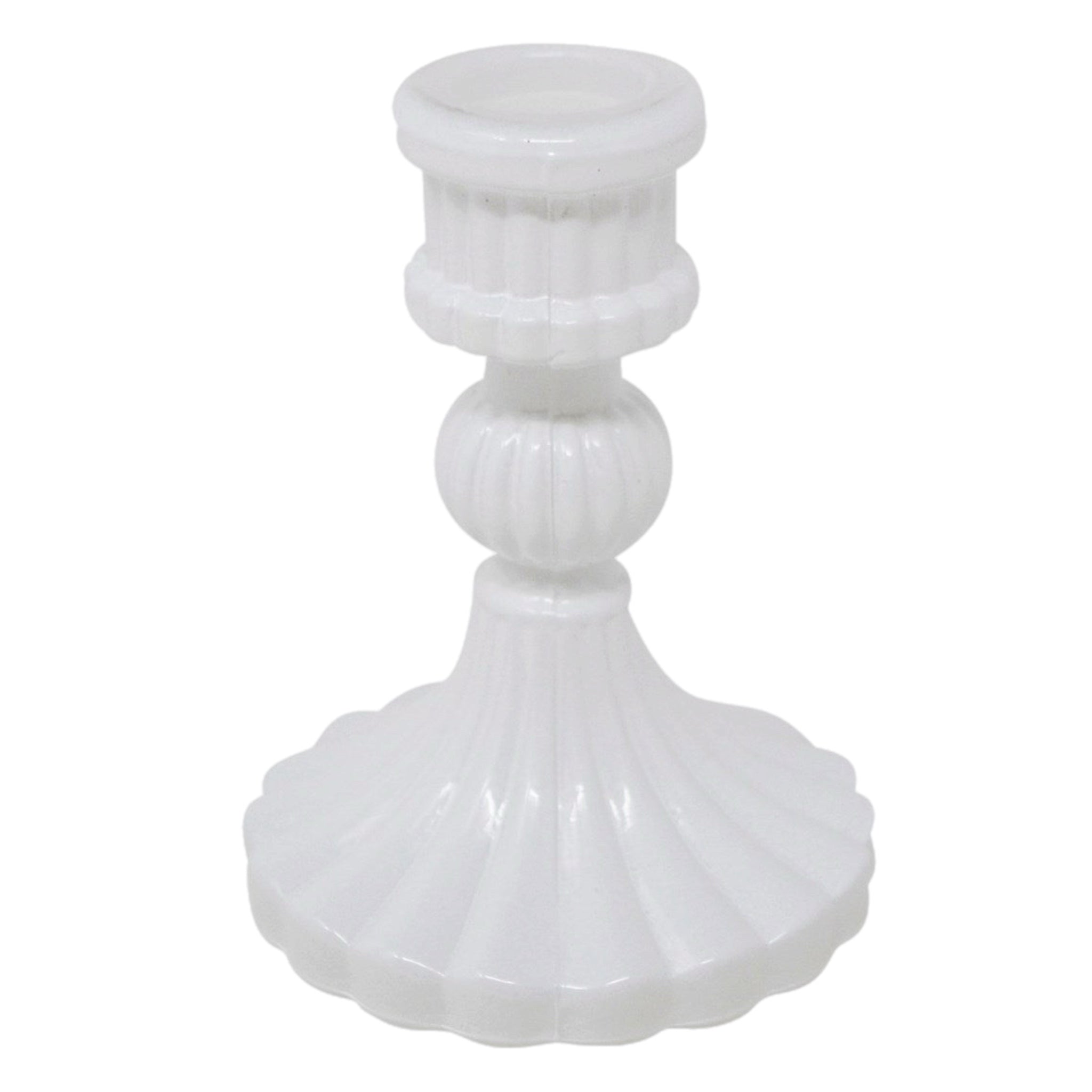 White Taper Candle Holder