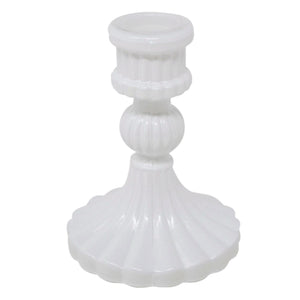 White Taper Candle Holder