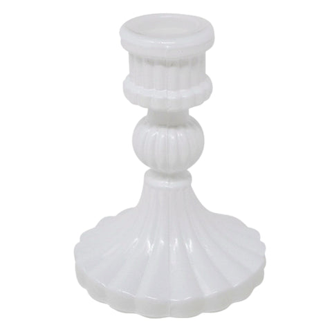 White Taper Candle Holder