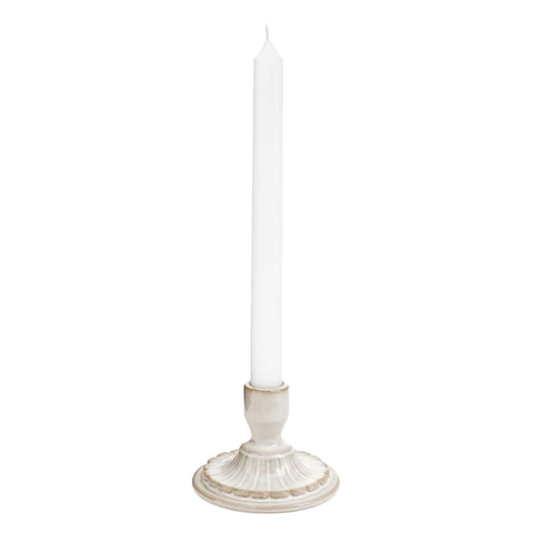 White Taper Candle Holder