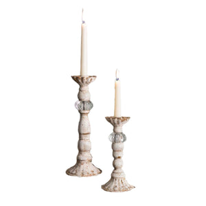 Assorted White Taper Candle Holder, INDIVIDUALLY SOLD