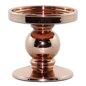 Copper Pillar Candle Holder - LARGE