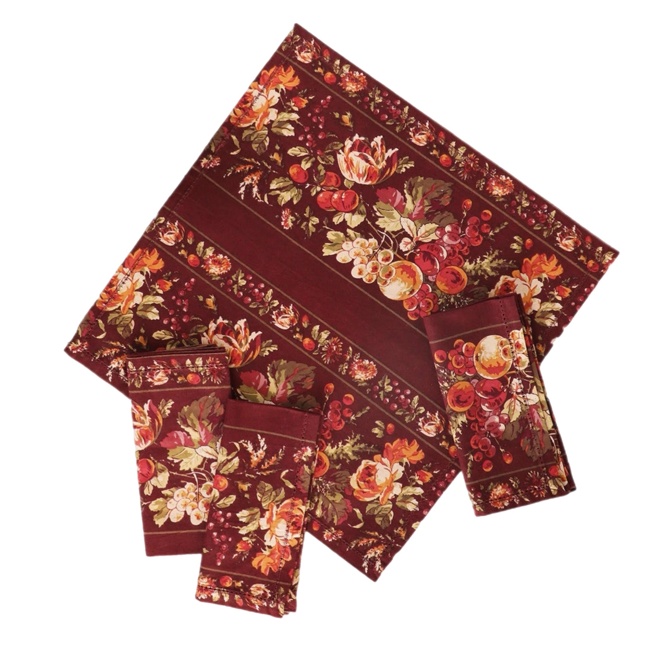 Cinnamon Bountiful Linen Napkin, INDIVIDUALLY SOLD