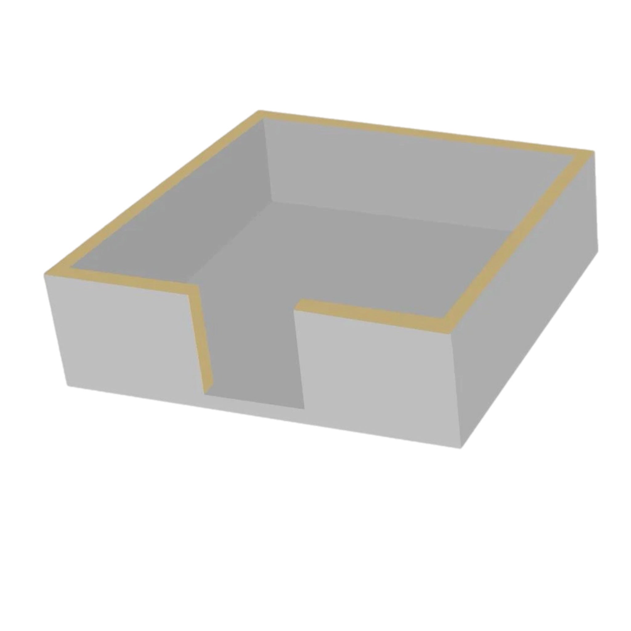 Silver And Gold Cocktail Napkin Holder