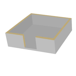 Silver And Gold Cocktail Napkin Holder