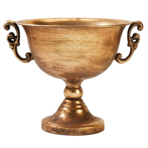 Gold Urn With Handles Planter