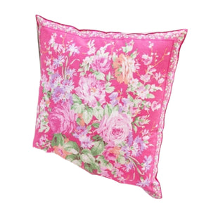 Pink Cottage Rose Pillow