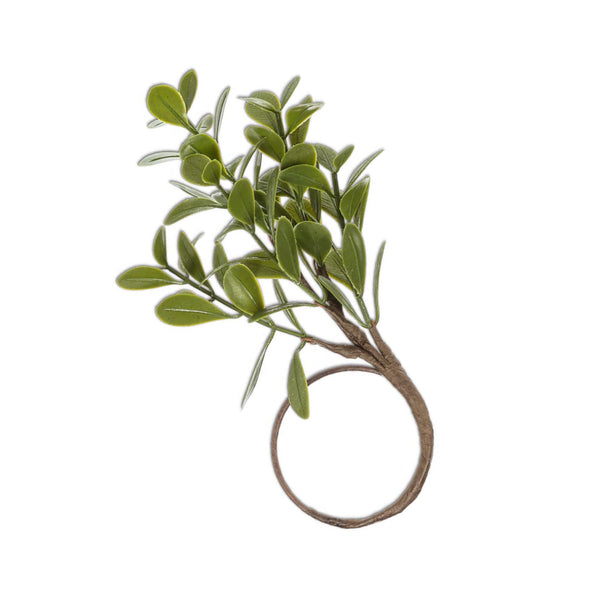 Faux Boxwood Napkin Ring