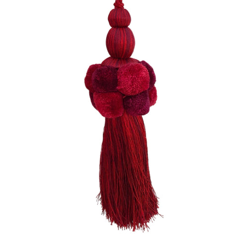 Red Pom Pom Tassel