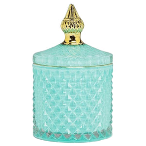 Turquoise Jar With Lid