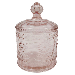 Pink Jar With Lid