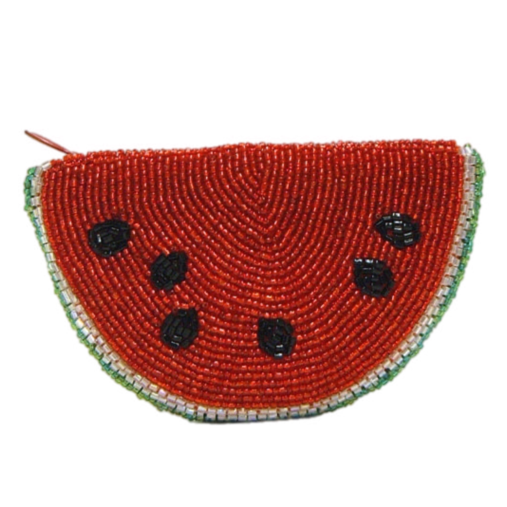 Watermelon Beaded Wallet