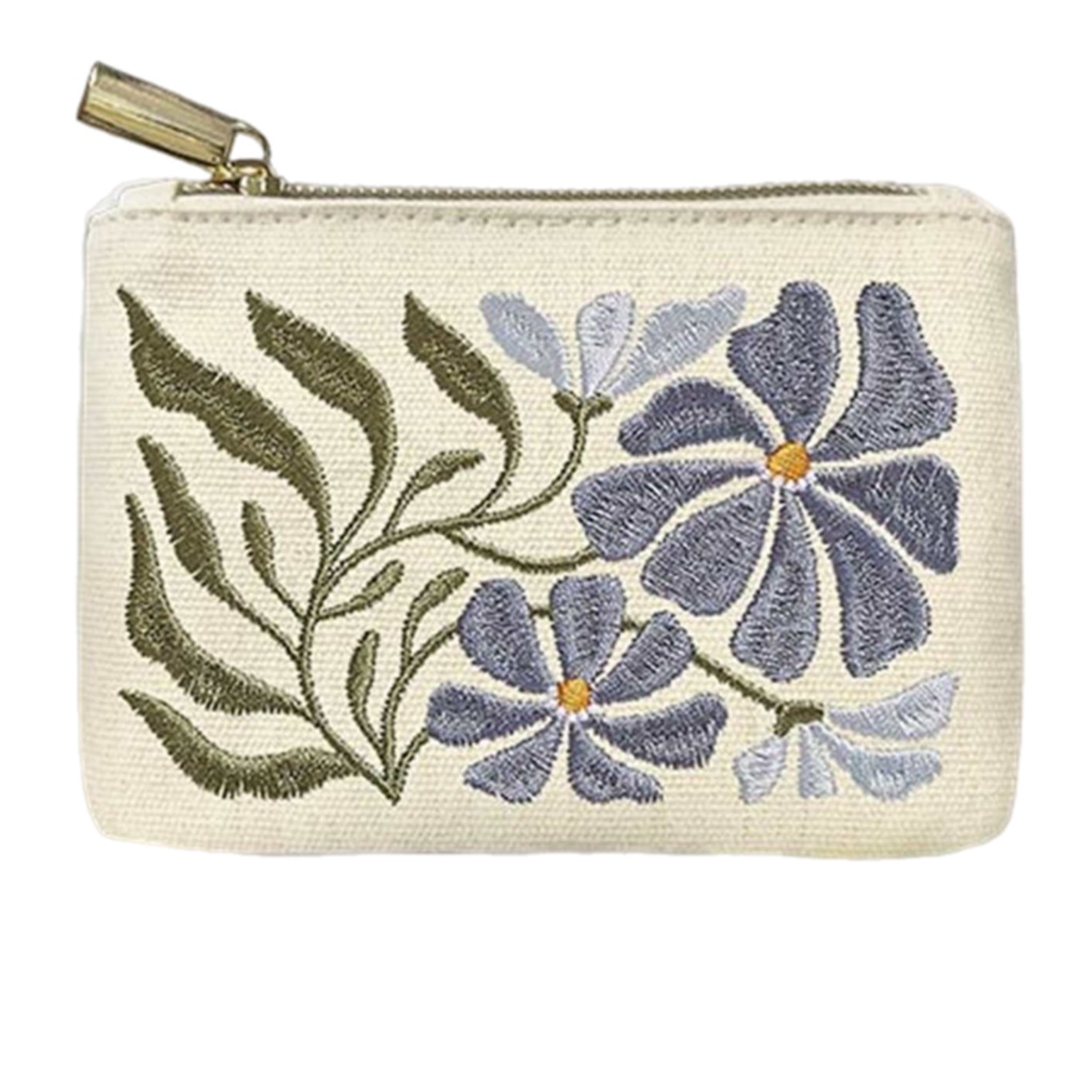 Embroidery Pouch - Aster