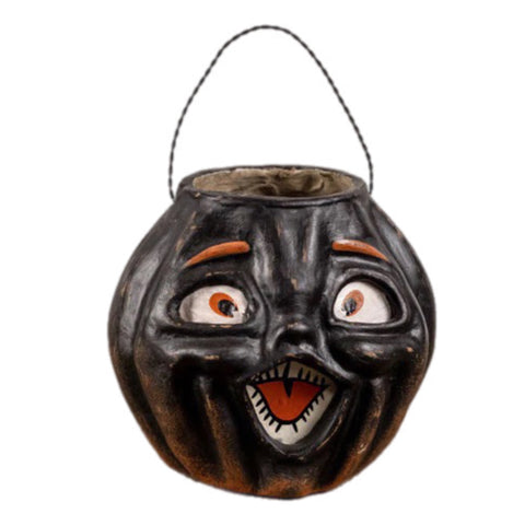 Black Jack O' Lantern Candy Bucket - LARGE