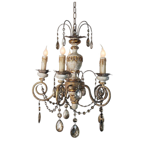 Provenciale Antiqued Chandelier