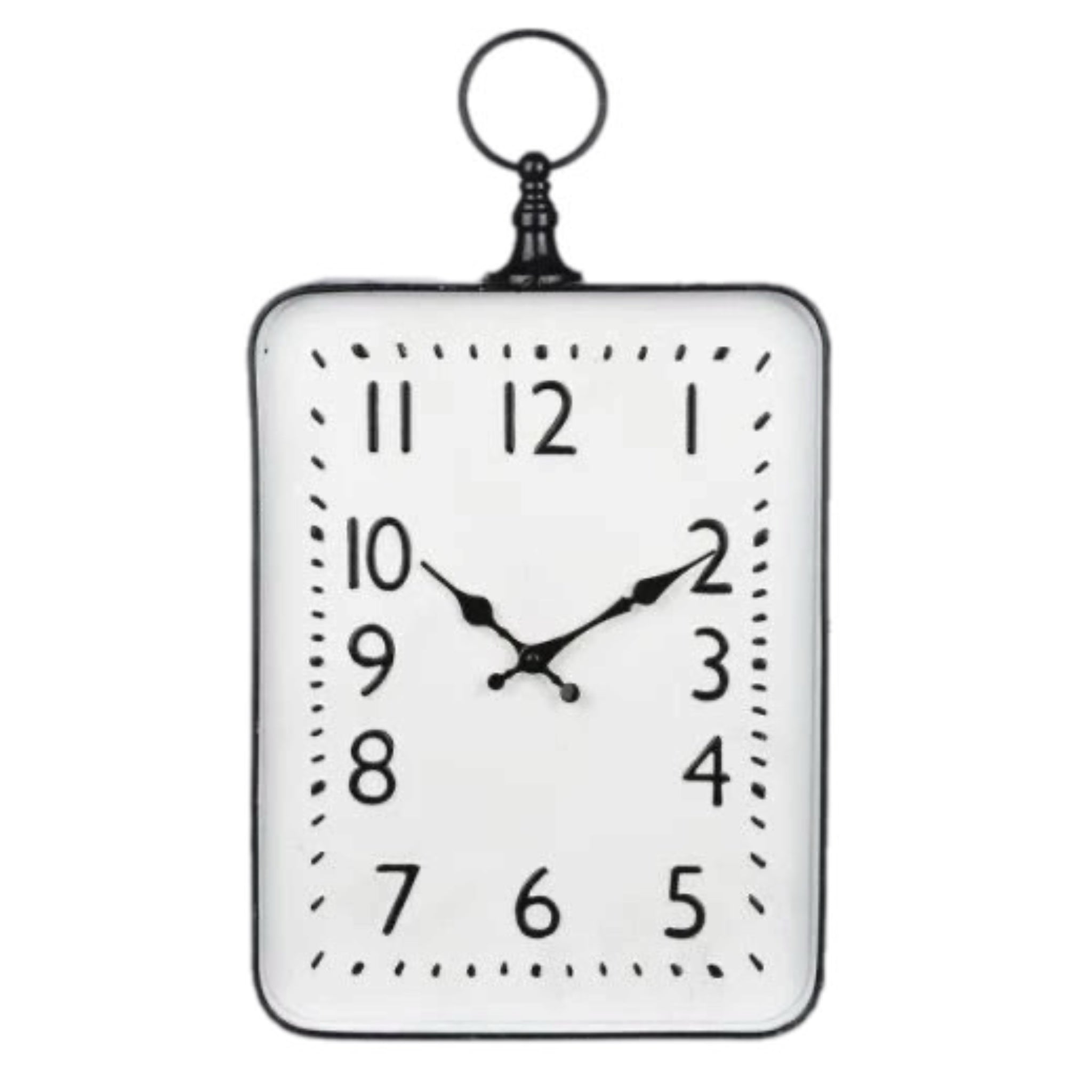 Rectangular Pocket Watch Wall Clock