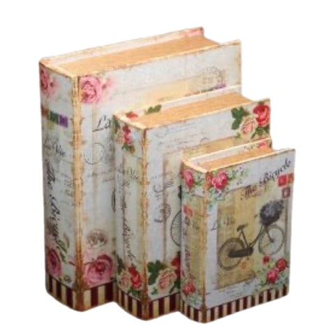 Assorted Parisian Bicycle Book Box, INDIVIDUALLY SOLD