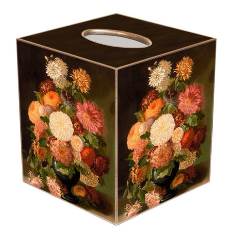 Autumn Flowers Tissue Box Cover