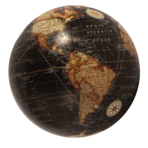 Black Globe Figurine