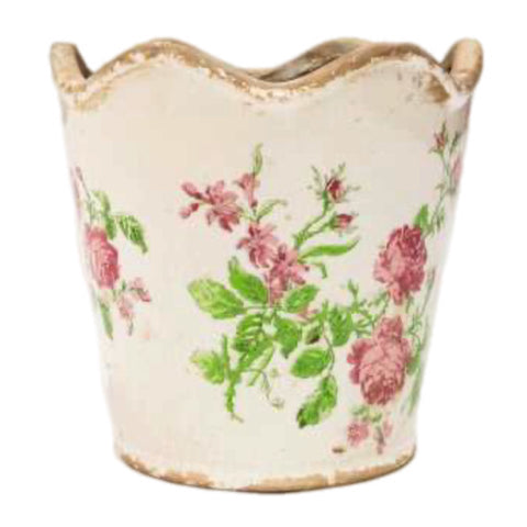 Pink Flowers Planter - LARGE