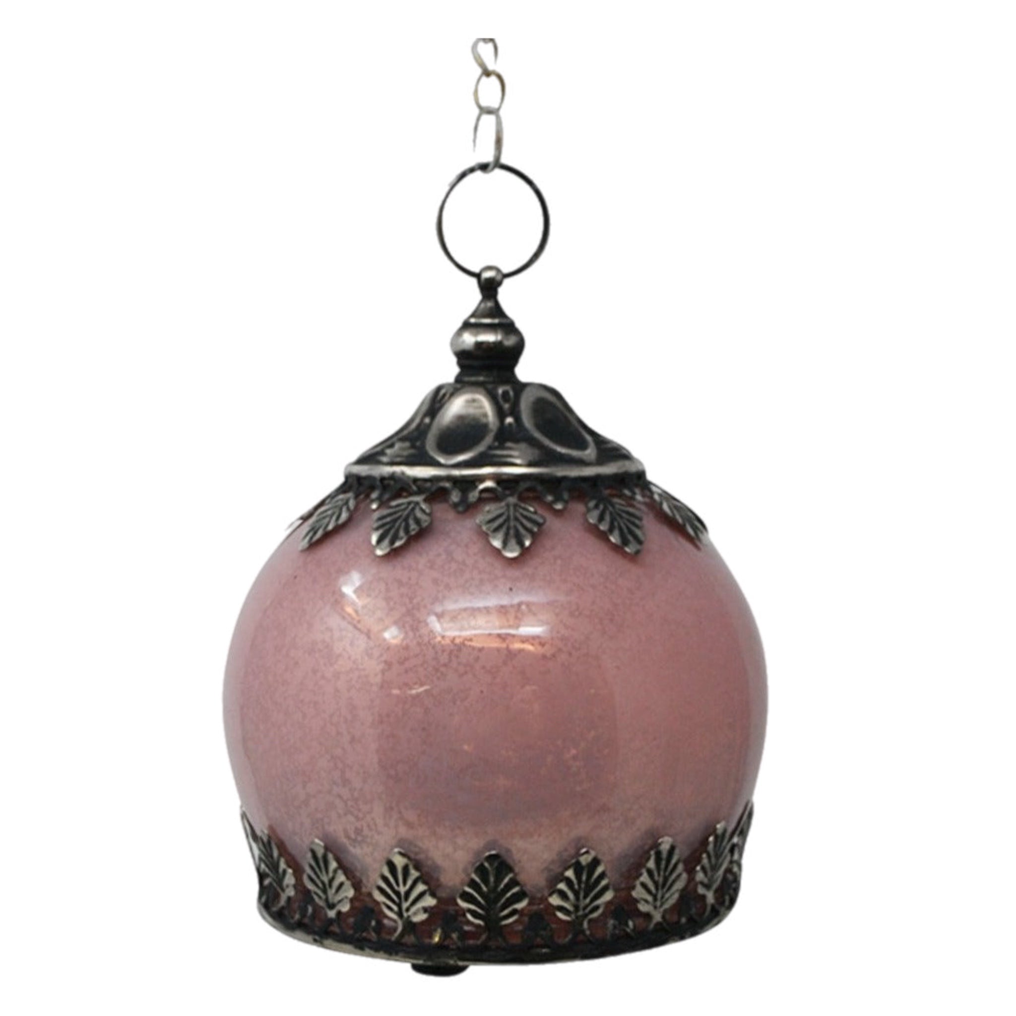 Antiqued Pink Lantern LED